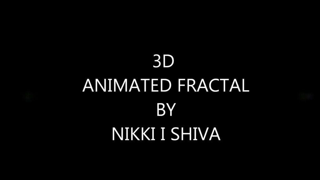3D Animated Fractal - Living Art Video