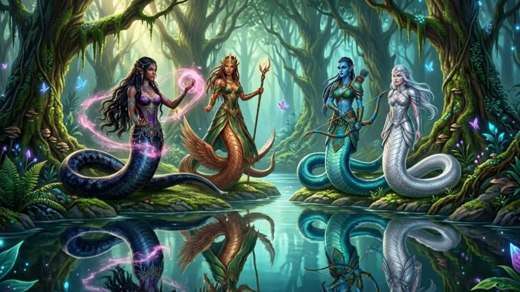 The Naga Maidens at the Enchanted Pool - Naga HD Video