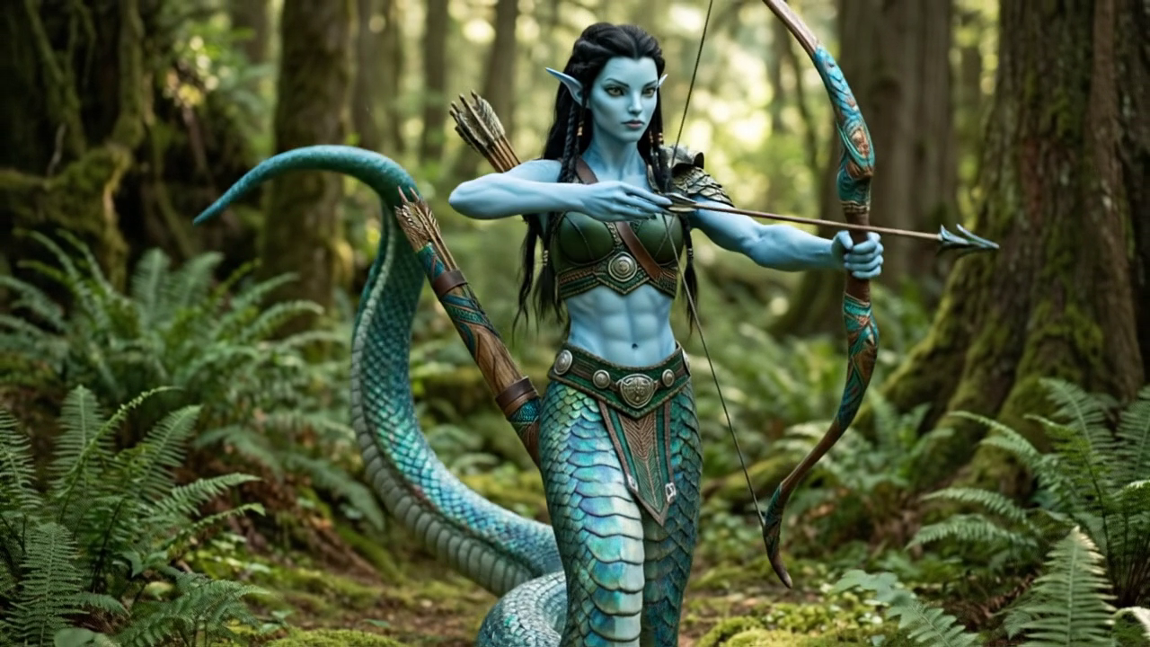 The Naga Watch by the Woodland Stream - Naga HD Video