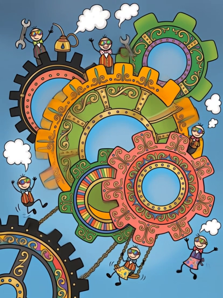 Stickman and Gears Motion 1 - Stickman and Gears Video