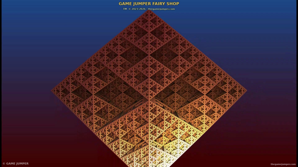 Floating Cube - Living Fractal Video