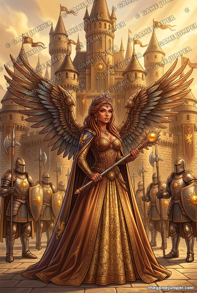 The Winged Divine Princess — Digital Art — Game Jumper fantasy digital art