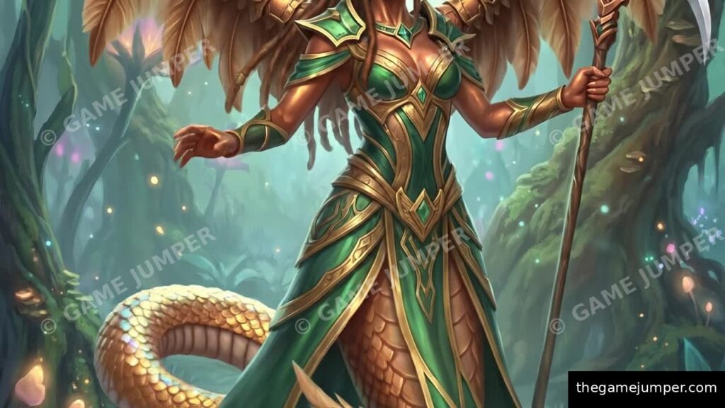 The Divine Winged Naga (HD Video)