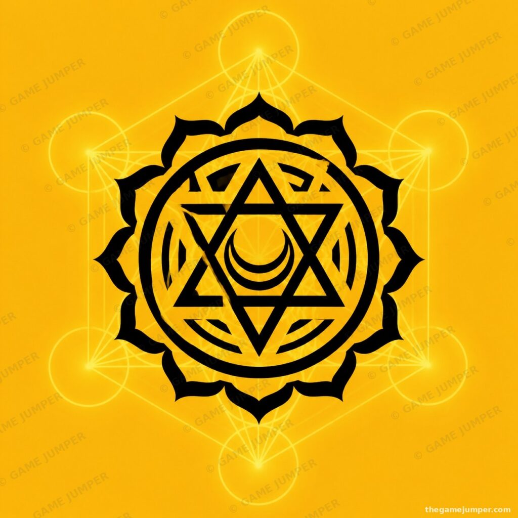 Living Chakra Mandelbulb - Manipura (Solar Plexus) (528 Hz)