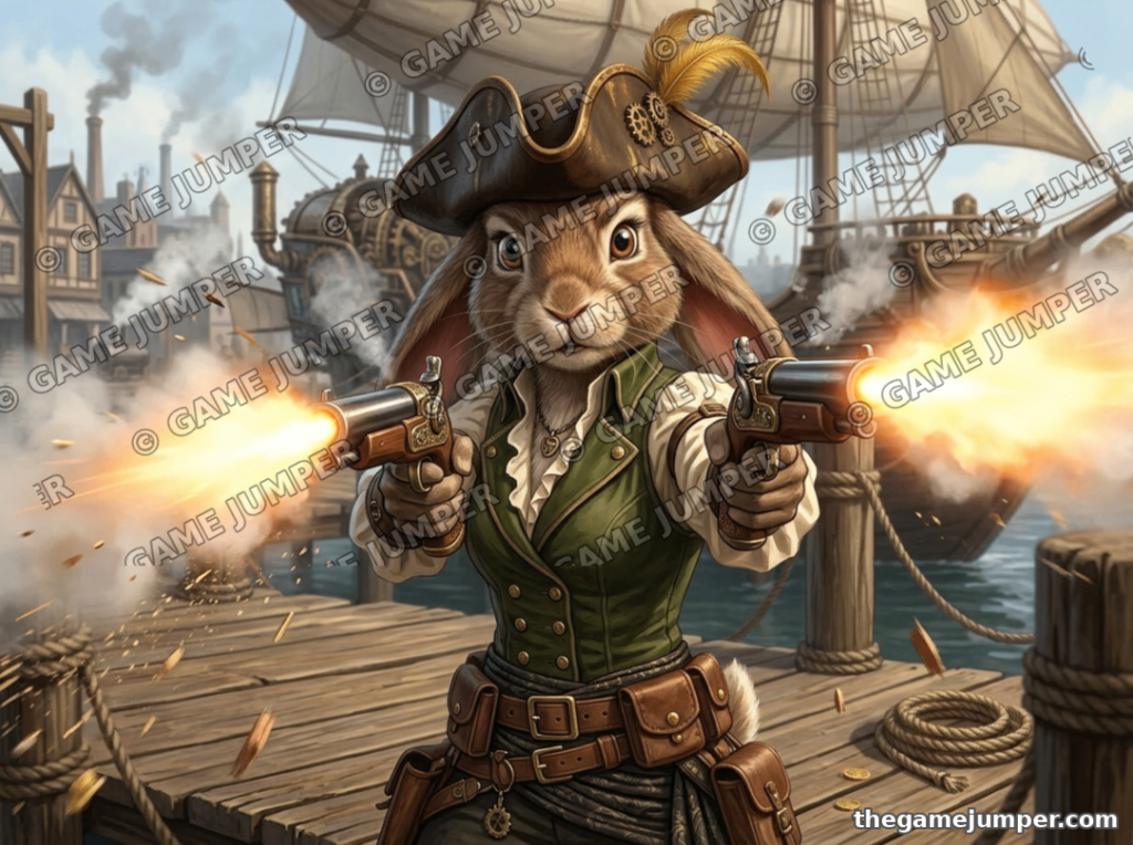 The New Age Dawning — Digital Art — Steampunk Pirate Crew fantasy digital art by Game Jumper Fairy Shop