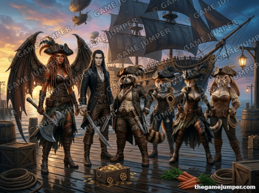 The Goddess Awakens — Digital Art — Pirates fantasy digital art by Game Jumper Fairy Shop