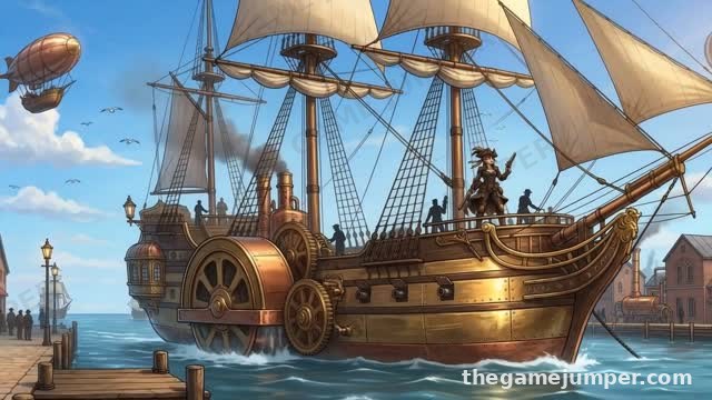 Galleon Under Sail (HD Video)