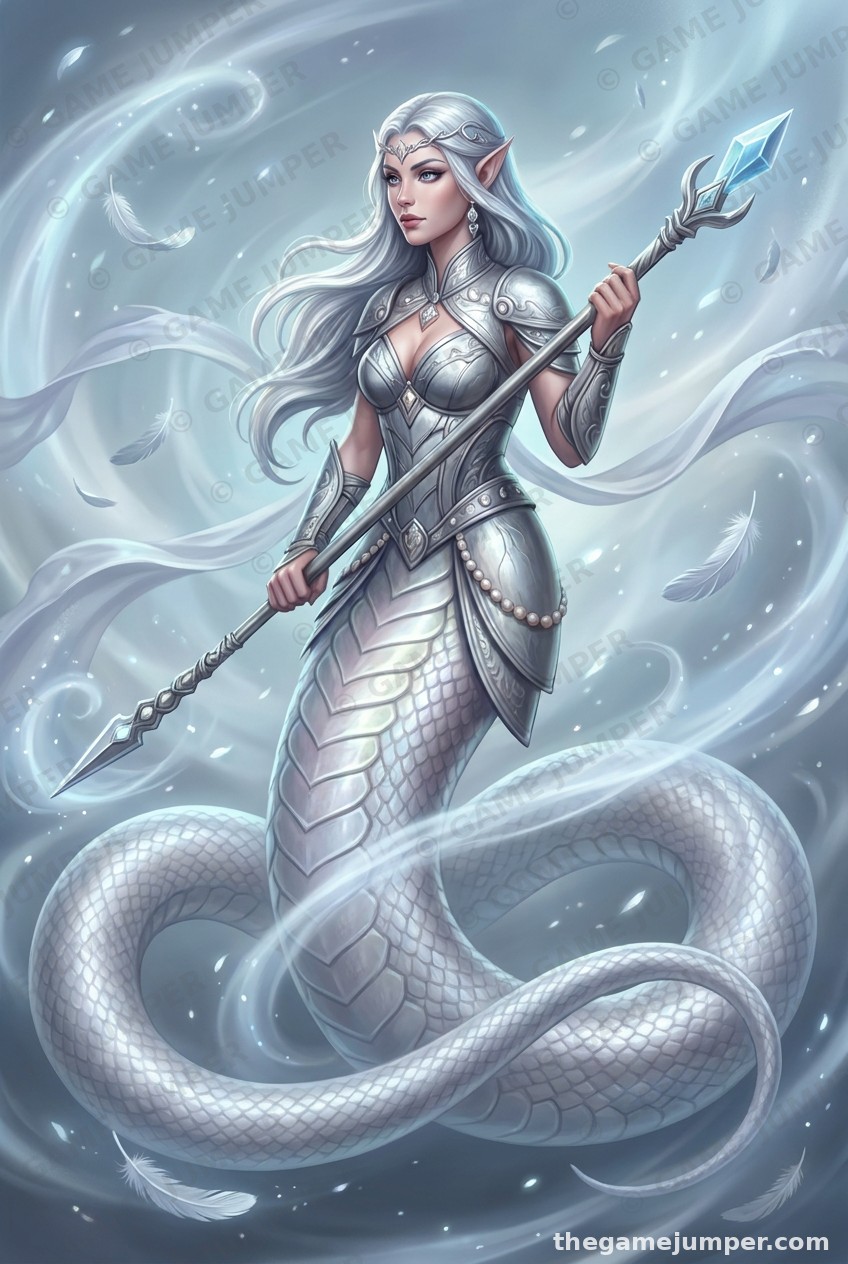 Wind Naga — Elemental Digital Art - Game Jumper Fairy Shop